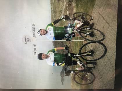 Ashley and Craig at the start